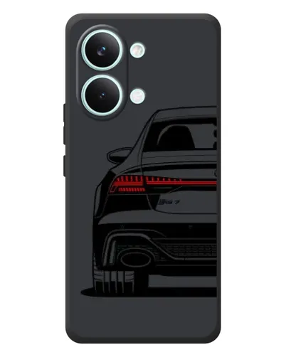 Чехол для Xiaomi Poco X8 Pro Max с картинкой «Задняя часть Audi — арт»