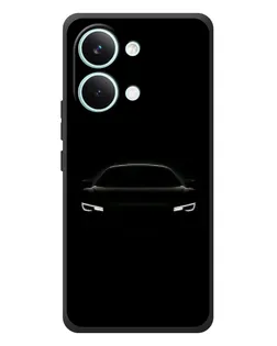 Чехол для Xiaomi Poco X8 Pro Max с картинкой «Взгляд Audi в темноте»