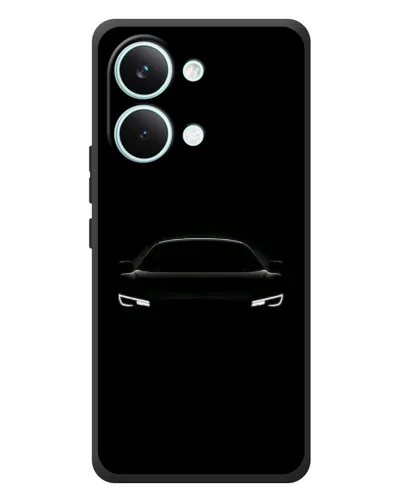 Чехол для Xiaomi Poco X8 Pro Max с картинкой «Взгляд Audi в темноте»