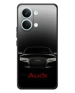 Чехол для Xiaomi Poco X8 Pro Max с картинкой «Audi — градиентный контур»