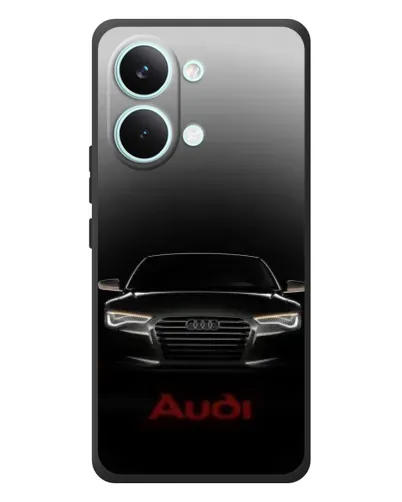 Чехол для Xiaomi Poco X8 Pro Max с картинкой «Audi — градиентный контур»