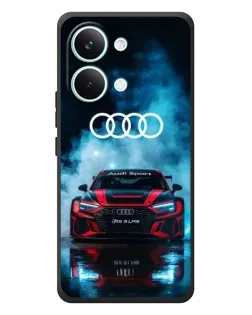 Чехол для Xiaomi Poco X8 Pro Max с картинкой «Audi Sport — неон»