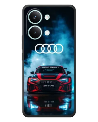 Чехол для Xiaomi Poco X8 Pro Max с картинкой «Audi Sport — неон»