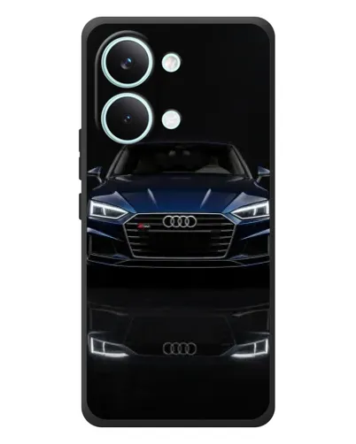 Чехол для Xiaomi Poco X8 Pro Max с картинкой «Audi — ночное отражение»