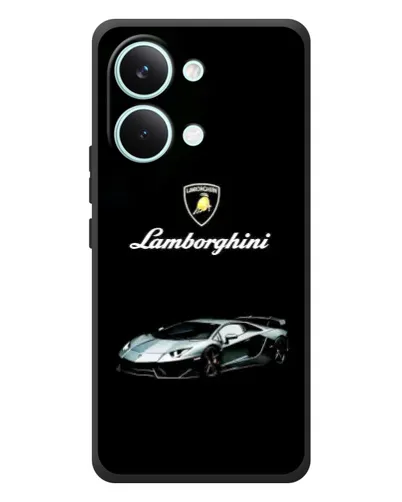 Чехол для Xiaomi Poco X8 Pro Max с картинкой «Логотип Lamborghini классика»