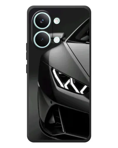 Чехол для Xiaomi Poco X8 Pro Max с картинкой «Lamborghini фары детализация»