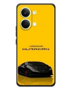 Чехол для Xiaomi Poco X8 Pro Max с картинкой «Lamborghini Huracan черный»