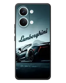 Чехол для Xiaomi Poco X8 Pro Max с картинкой «Классическая надпись Lamborghini»