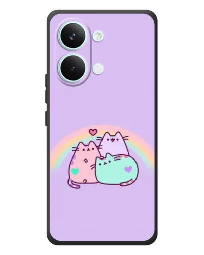 Чохол для Xiaomi Poco X8 Pro Max з картинкою «Веселкові Пушини» Чохол для Xiaomi Poco X8 Pro Max з картинкою «Веселкові Пушини»