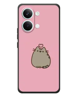 Чохол для Xiaomi Poco X8 Pro Max з картинкою «Pusheen серце»