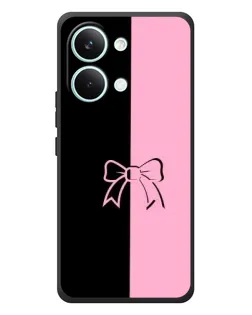 Чехол для Xiaomi Poco X8 Pro Max с картинкой «Половинки банта»