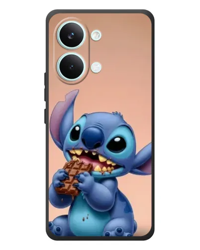 Чохол для Xiaomi Poco X8 Pro Max з картинкою «Стіч їсть шоколад»