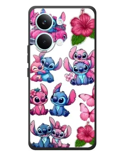 Чохол для Xiaomi Poco X8 Pro Max з картинкою «Стікери Stitch та Angel»