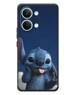Чехол для Xiaomi Poco X8 Pro Max с картинкой «Стич в облаках»