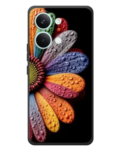 Чехол для Xiaomi Poco X8 Pro Max с картинкой «Радужный цветок»