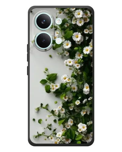 Чехол для Xiaomi Poco X8 Pro Max с картинкой «Ветка мелких белых цветов»