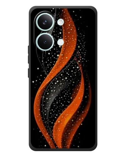 Чехол для Xiaomi Poco X8 Pro Max с картинкой «Огненная звездная волна»