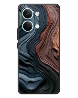 Чехол для Xiaomi Poco X8 Pro Max с картинкой «Цветные волны каньона»