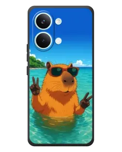 Чехол для Xiaomi Poco X8 Pro Max с картинкой «Морская капибара»