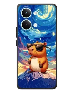 Чехол для Xiaomi Poco X8 Pro Max с картинкой «Капибара Ван Гога»