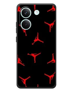 Чохол для Xiaomi Poco X8 Pro з картинкою «Jordan Red Pattern» Чохол для Xiaomi Poco X8 Pro з картинкою «Jordan Red Pattern»
