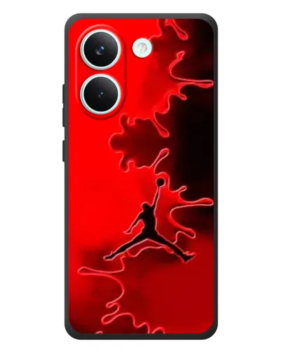 Чохол для Xiaomi Poco X8 Pro з картинкою «Jordan Red Smoke»