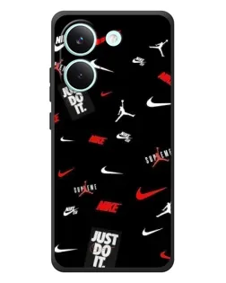 Чохол для Xiaomi Poco X8 Pro з картинкою «Nike Mix Pattern»