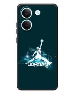 Чохол для Xiaomi Poco X8 Pro з картинкою «Jordan Blue Fire»