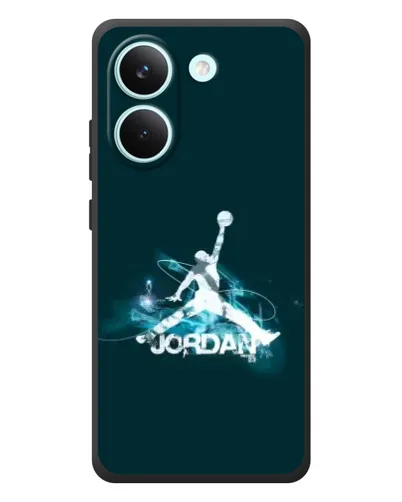Чохол для Xiaomi Poco X8 Pro з картинкою «Jordan Blue Fire»