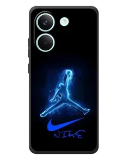 Чохол для Xiaomi Poco X8 Pro з картинкою «Jordan Neon Blue»