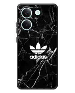Чохол для Xiaomi Poco X8 Pro з картинкою «Білий мармур Adidas»