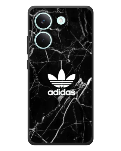 Чохол для Xiaomi Poco X8 Pro з картинкою «Білий мармур Adidas»