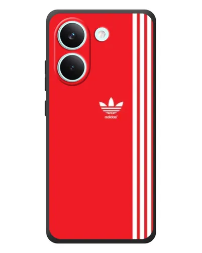 Чохол для Xiaomi Poco X8 Pro з картинкою «Червоний мінімалізм Adidas»