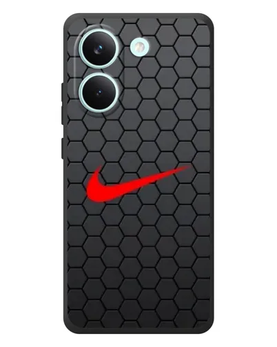 Чохол для Xiaomi Poco X8 Pro з картинкою «Nike — карбонова сітка»
