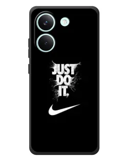 Чохол для Xiaomi Poco X8 Pro з картинкою «Текстовий принт Nike»