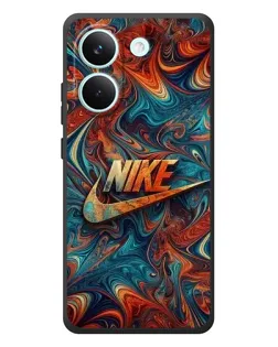Чохол для Xiaomi Poco X8 Pro з картинкою «Nike в абстракції»