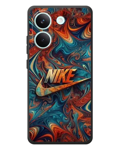 Чохол для Xiaomi Poco X8 Pro з картинкою «Nike в абстракції»