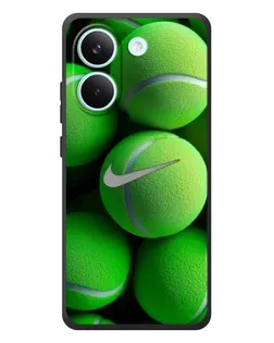 Чохол для Xiaomi Poco X8 Pro з картинкою «Тенісні м'ячі Найк»