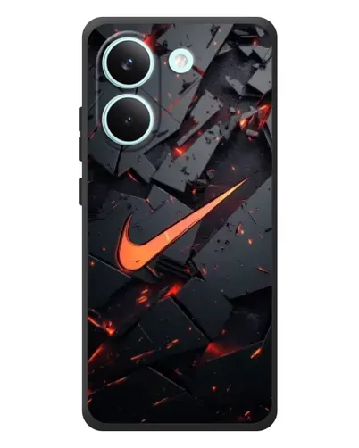 Чохол для Xiaomi Poco X8 Pro з картинкою «Nike — ефект розломів»