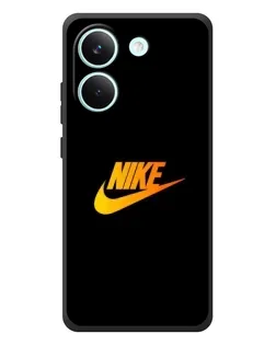 Чехол для Xiaomi Poco X8 Pro с картинкой «Золотой логотип Nike»