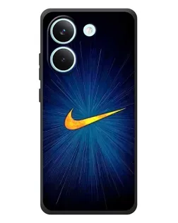 Чохол для Xiaomi Poco X8 Pro з картинкою «Синій пульс Nike»