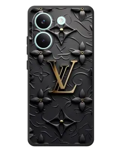 Чохол для Xiaomi Poco X8 Pro з картинкою «Шкіряна текстура LV»