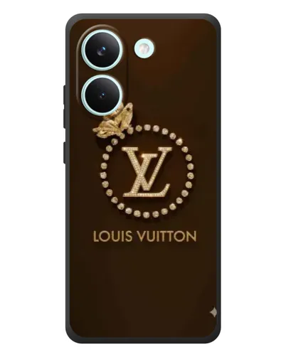 Чохол для Xiaomi Poco X8 Pro з картинкою «LV — золота печатка»