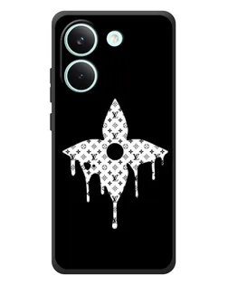 Чохол для Xiaomi Poco X8 Pro з картинкою «Квіткова монограма»