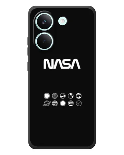 Чохол для Xiaomi Poco X8 Pro з картинкою «NASA — технічний принт»