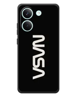 Чохол для Xiaomi Poco X8 Pro з картинкою «NASA — вертикальний логотип»