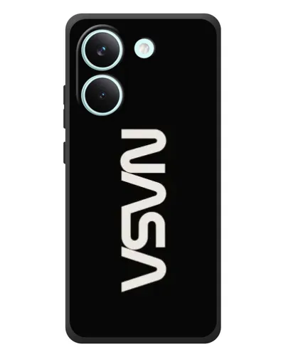 Чохол для Xiaomi Poco X8 Pro з картинкою «NASA — вертикальний логотип»