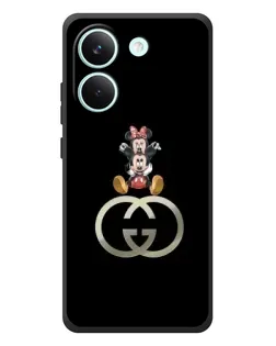 Чохол для Xiaomi Poco X8 Pro з картинкою «Мінні Маус на лого»