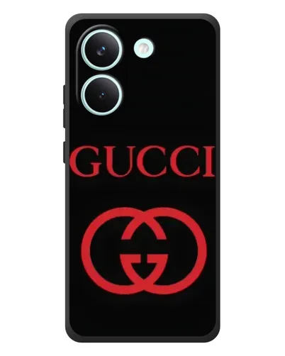 Чохол для Xiaomi Poco X8 Pro з картинкою «Gucci — червоний логотип»