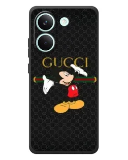 Чохол для Xiaomi Poco X8 Pro з картинкою «Міккі Маус Gucci»